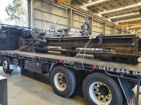 HIAB table-top truck load huge machine lathe - 4LIFTN