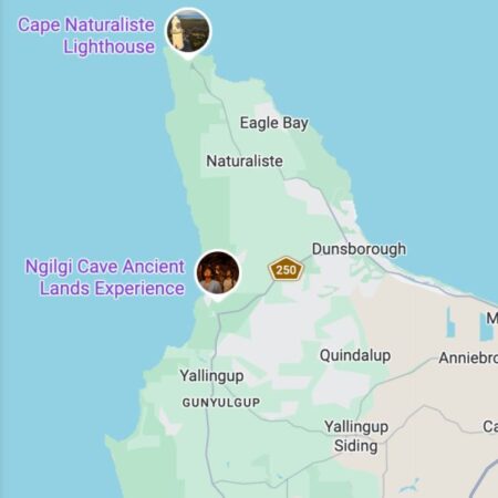 Dunsborough, Western Australia map