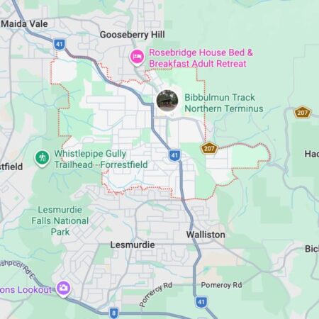 Kalamunda, Western Australia map